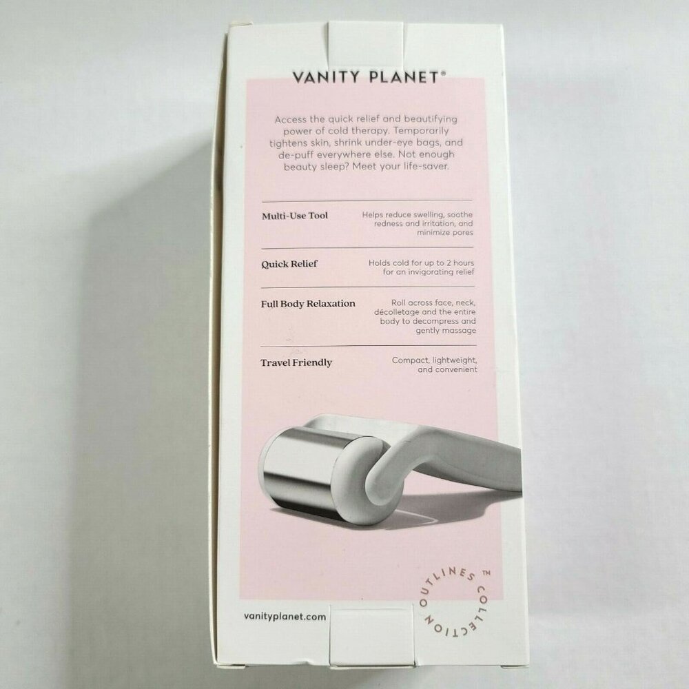 Vanity Planet Face & Body Ice Roller Depuff Eyes Soothes Skin Minimize Pores NIB - Picture 4 of 5